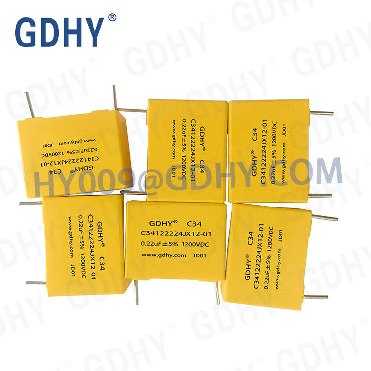 0.22uf 1200VDC DC Link Coupling Film Capacitor Filter